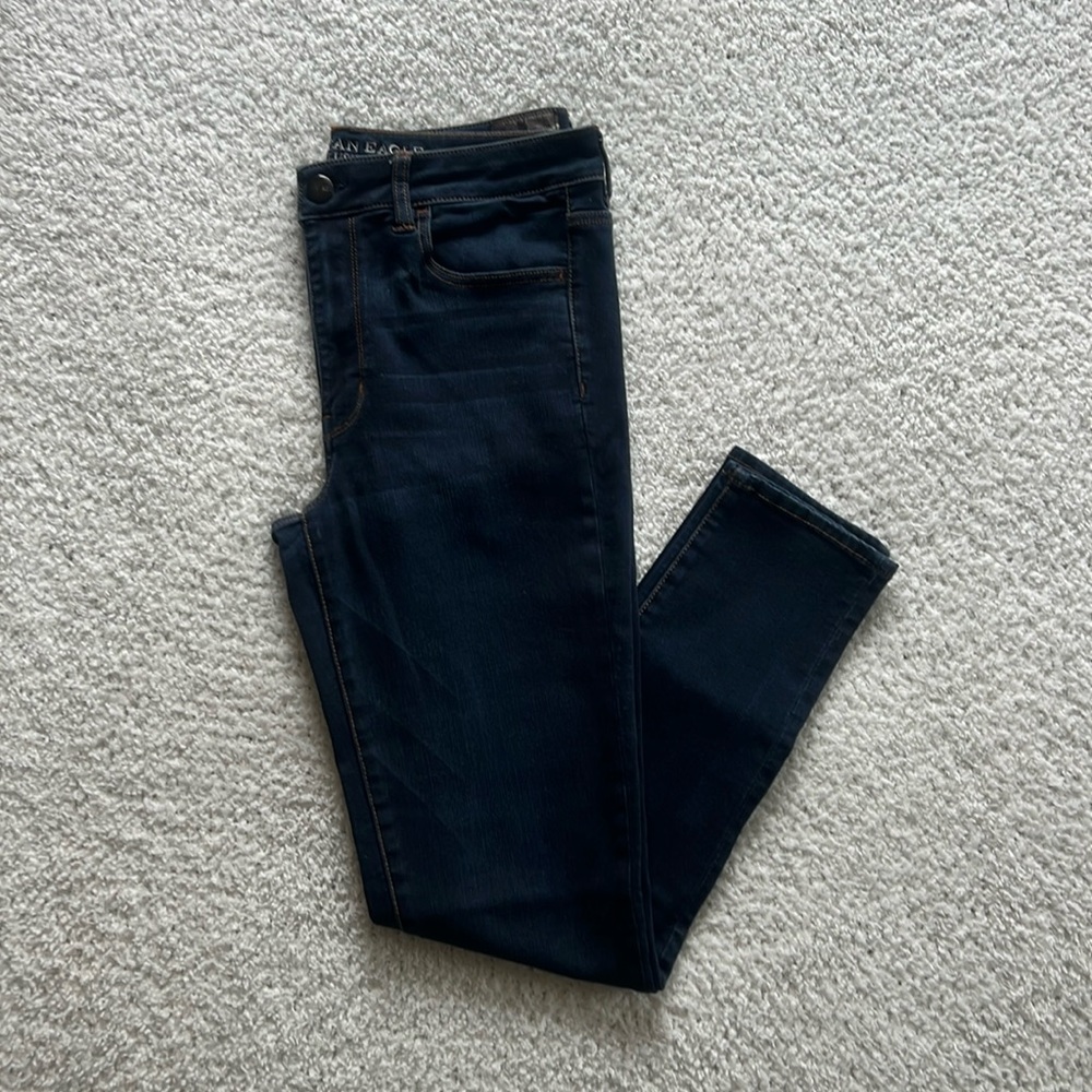 American Eagle super super stretch hi-rise jegging
